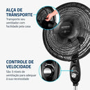 Ventilador de Coluna 6 pás  40 Cm VSP-40C-NB  Mondial