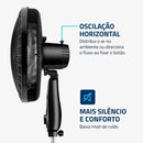 Ventilador de Coluna 6 pás  40 Cm VSP-40C-NB  Mondial