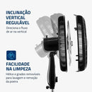 Ventilador de Coluna 6 pás  40 Cm VSP-40C-NB  Mondial